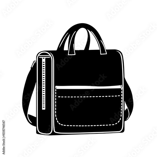 bag with zipper pocket