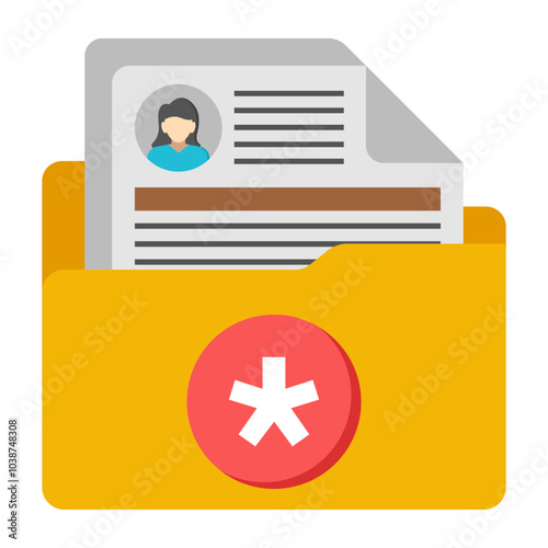 Premium download icon of medical folder

