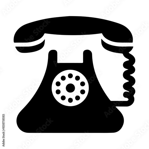 Classic Telephone icon Vector Art image.eps