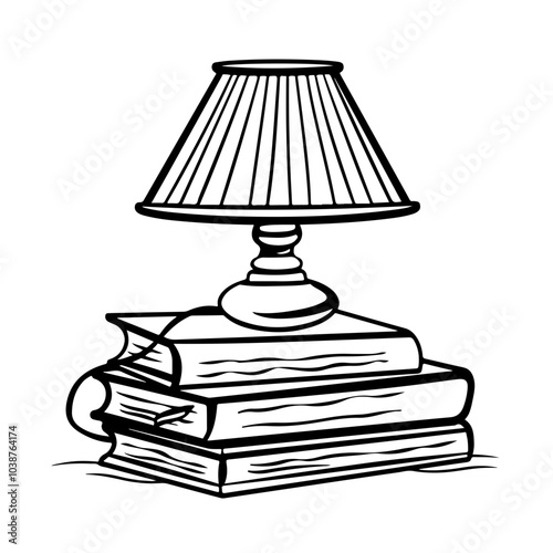 Book Table Lamp