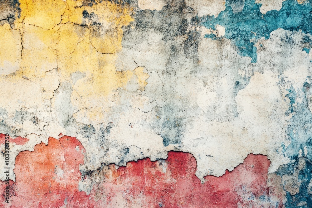 Fototapeta premium Distressed Abstract Grunge Concrete Wall Texture