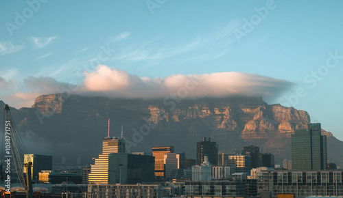 Table Mountain under a Cloud