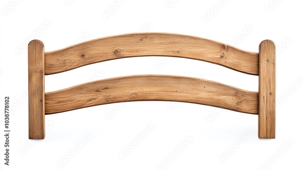 Wooden fence, white isolate background Wooden fence, white isolate background