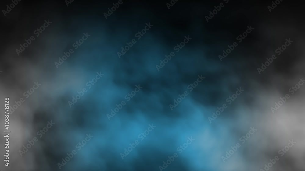 The white-blue fog is creepy and gloomy. Background. Smoke flies up slowly. Halloween. The white-blue fog is creepy and gloomy. Background. Smoke flies up slowly. Halloween.