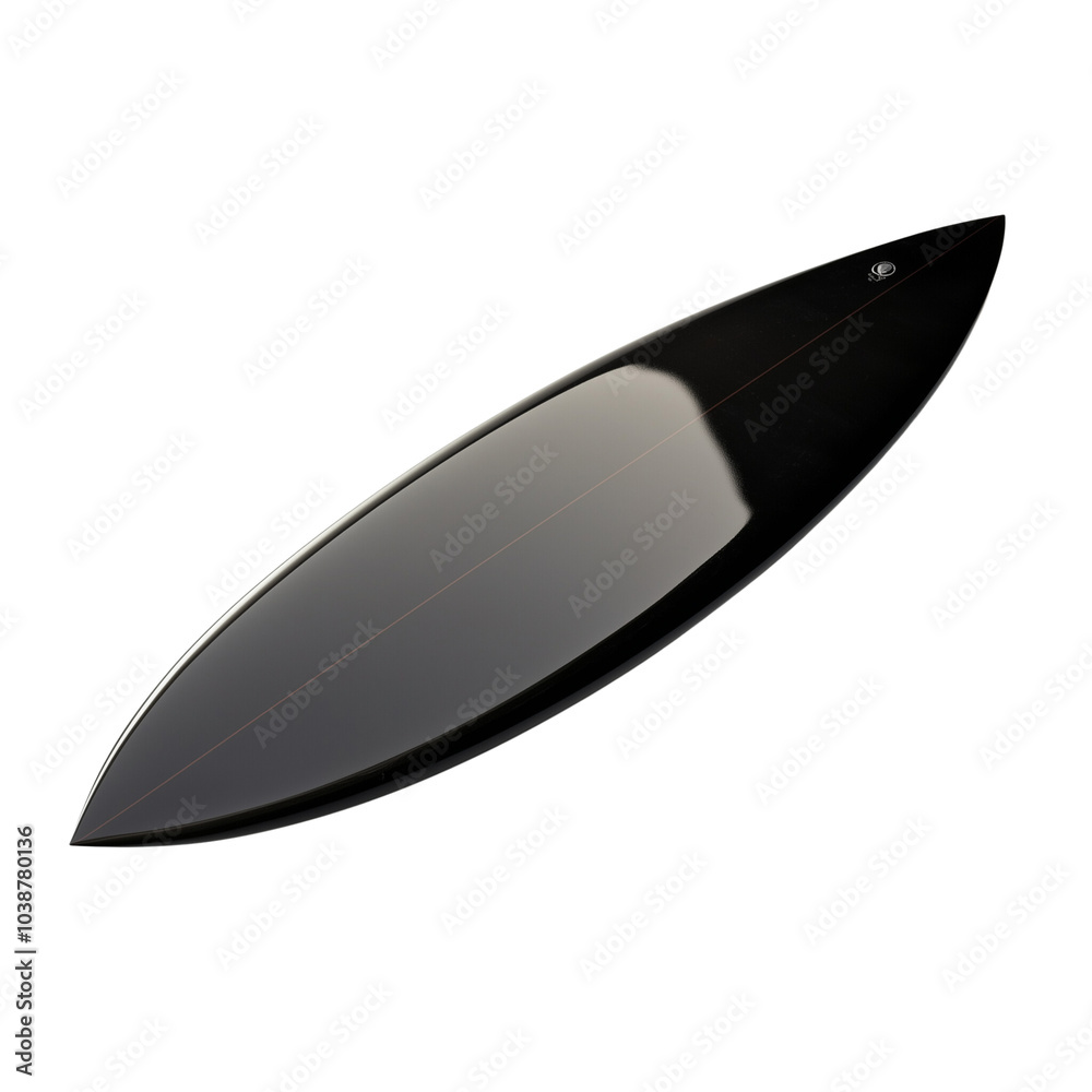 A sleek and modern surfboard with vibrant graphics isolated on transparent background (4) A sleek and modern surfboard with vibrant graphics isolated on transparent background (4)
