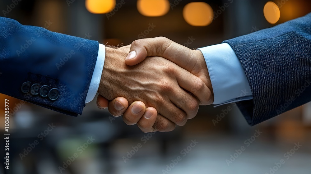 the handshake between a company worker and a client. start of a partnership, meeting room, business agreement, business dealership the handshake between a company worker and a client. start of a partnership, meeting room, business agreement, business dealership