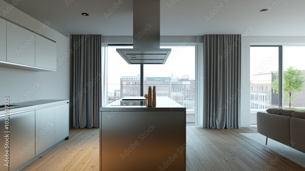 Fototapeta premium Modern Kitchen Interior Design