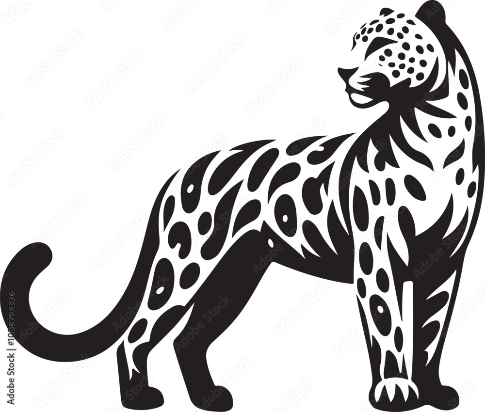 Cheetah vector illustration design Cheetah vector illustration design