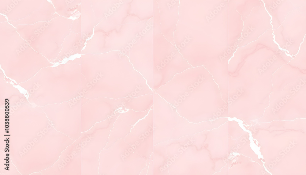Fototapeta premium Abstract light pink pattern coating surface marble tile texture floor or wall background isolated with white highlights, png