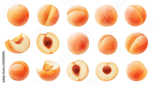 Peach Fruit Collection.