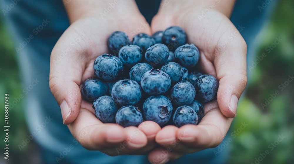 Juicy and ripe blueberries straight off the bush. Juicy and ripe blueberries straight off the bush.