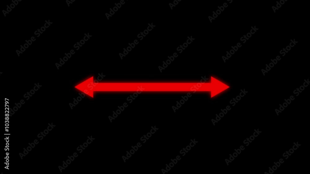 Double side arrow icon, distance concept double side arrow animation. left and right side arrow animation. Double side arrow icon, distance concept double side arrow animation. left and right side arrow animation.