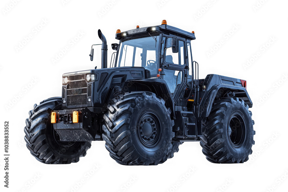 Black Skid-Steer Loader isolated on transparent background, png file, no background png file Black Skid-Steer Loader isolated on transparent background, png file, no background png file