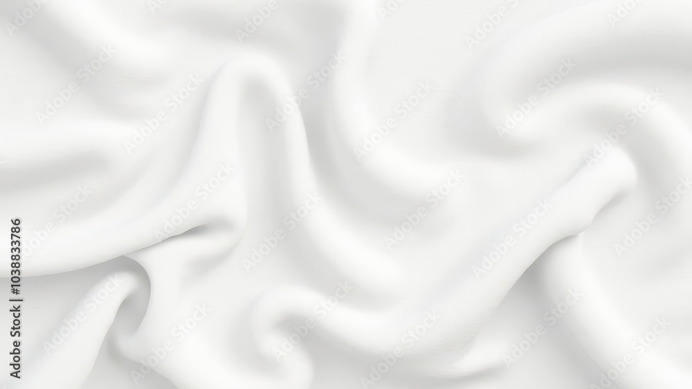 Obraz premium Finely Textured White Fabric for Soft and Natural Designs