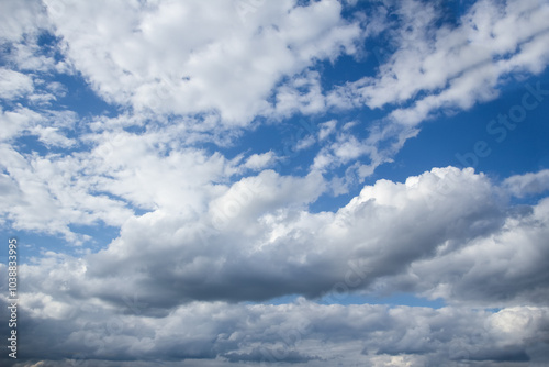 A beautiful sky clouds in nature in an atmosphere of clean air