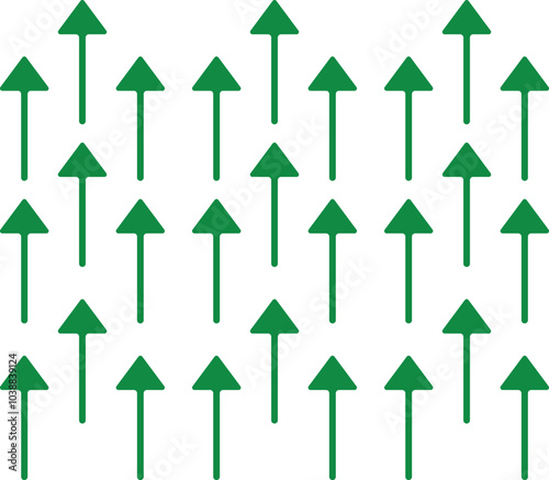 Green arrows