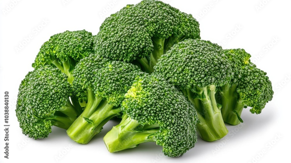 A photostock images of fresh broccoli, isolated on white background, High Quality A photostock images of fresh broccoli, isolated on white background, High Quality