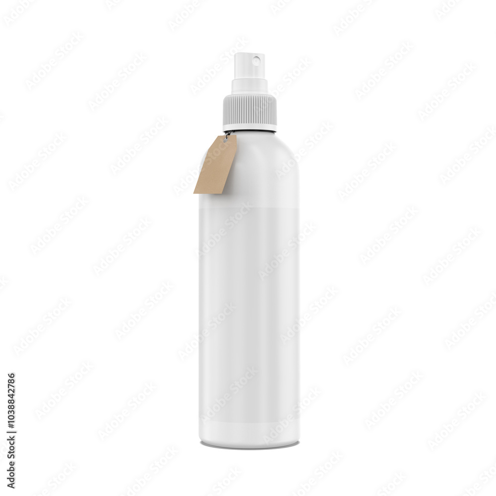 Isolated Spray Bottle with a Cap White Background Isolated Spray Bottle with a Cap White Background