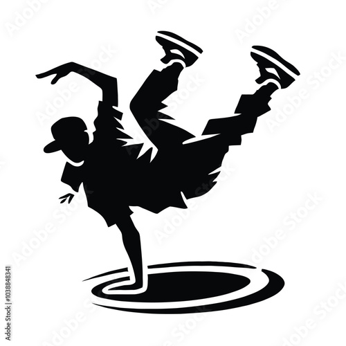 Breakdancer Silhouette