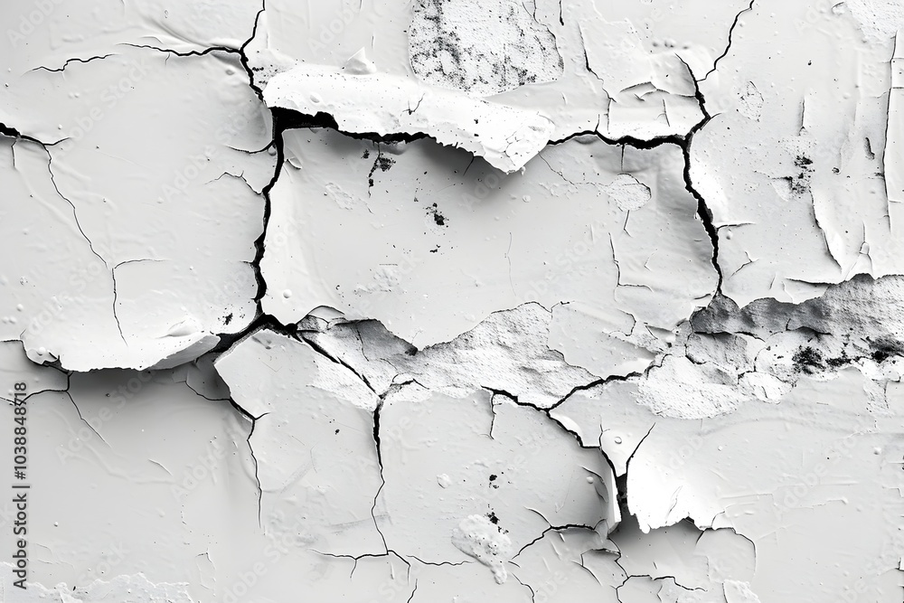 A black and white photo of a cracked wall A black and white photo of a cracked wall