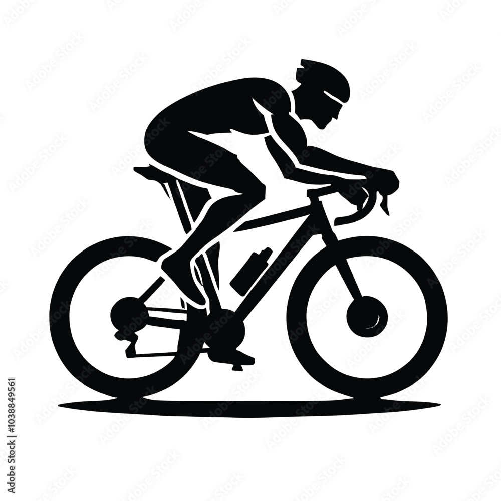 Cycling Silhouette Cycling Silhouette