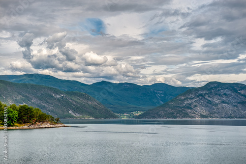 Kaupanger is a town in the county of Sogn og Fjordane in the region Vestlandet, Norway. photo