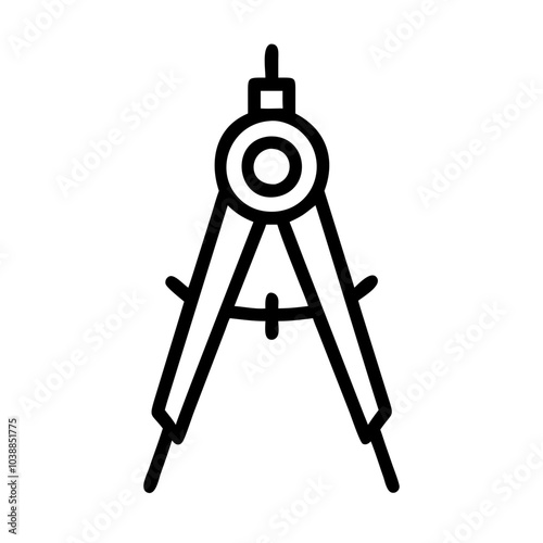 Navigation compass icon, symbolizing exploration, travel, and direction.