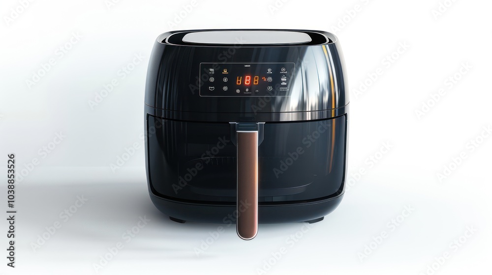 Large capacity air fryer oven isolated on white background Large capacity air fryer oven isolated on white background