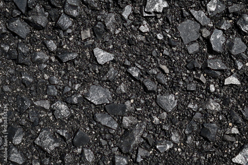 Dark asphalt texture Bitumen pattern Road surface close up Tarmac ...