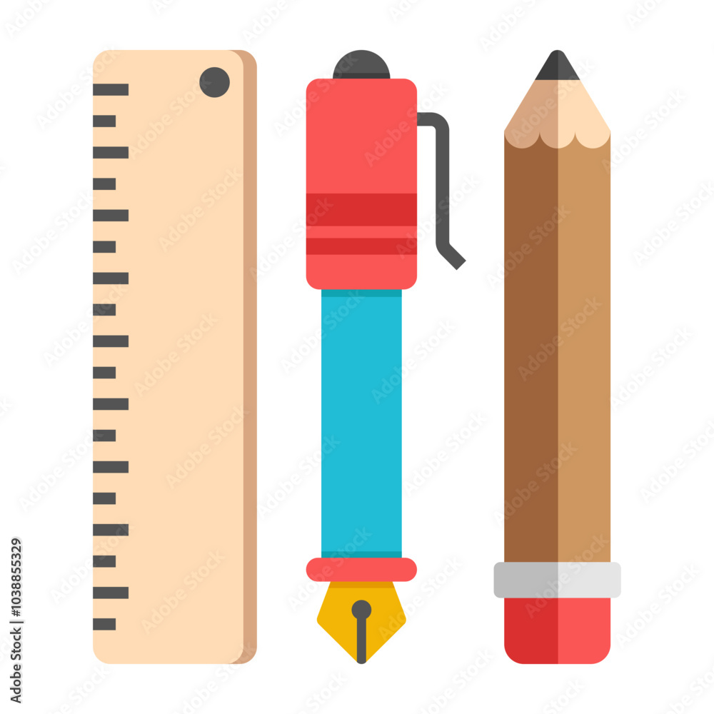 Perfect design icon of stationary 

