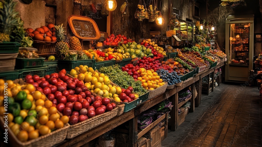 Fresh Produce Market Stall Fresh Produce Market Stall