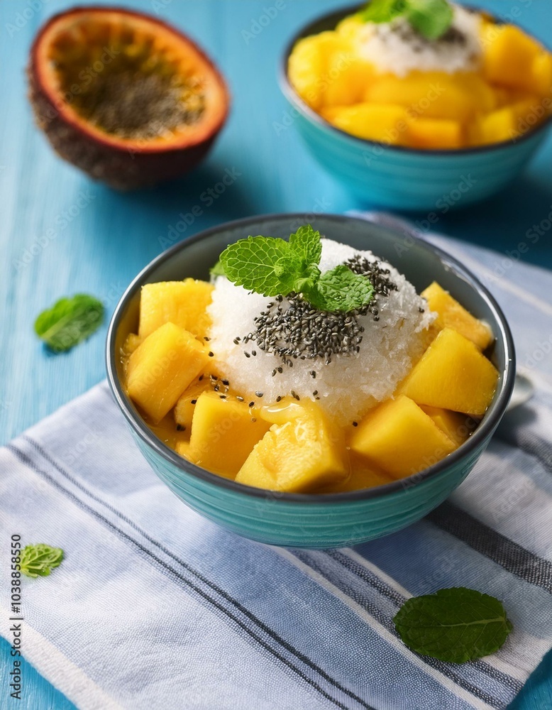 Mango & coconut dessert Mango & coconut dessert