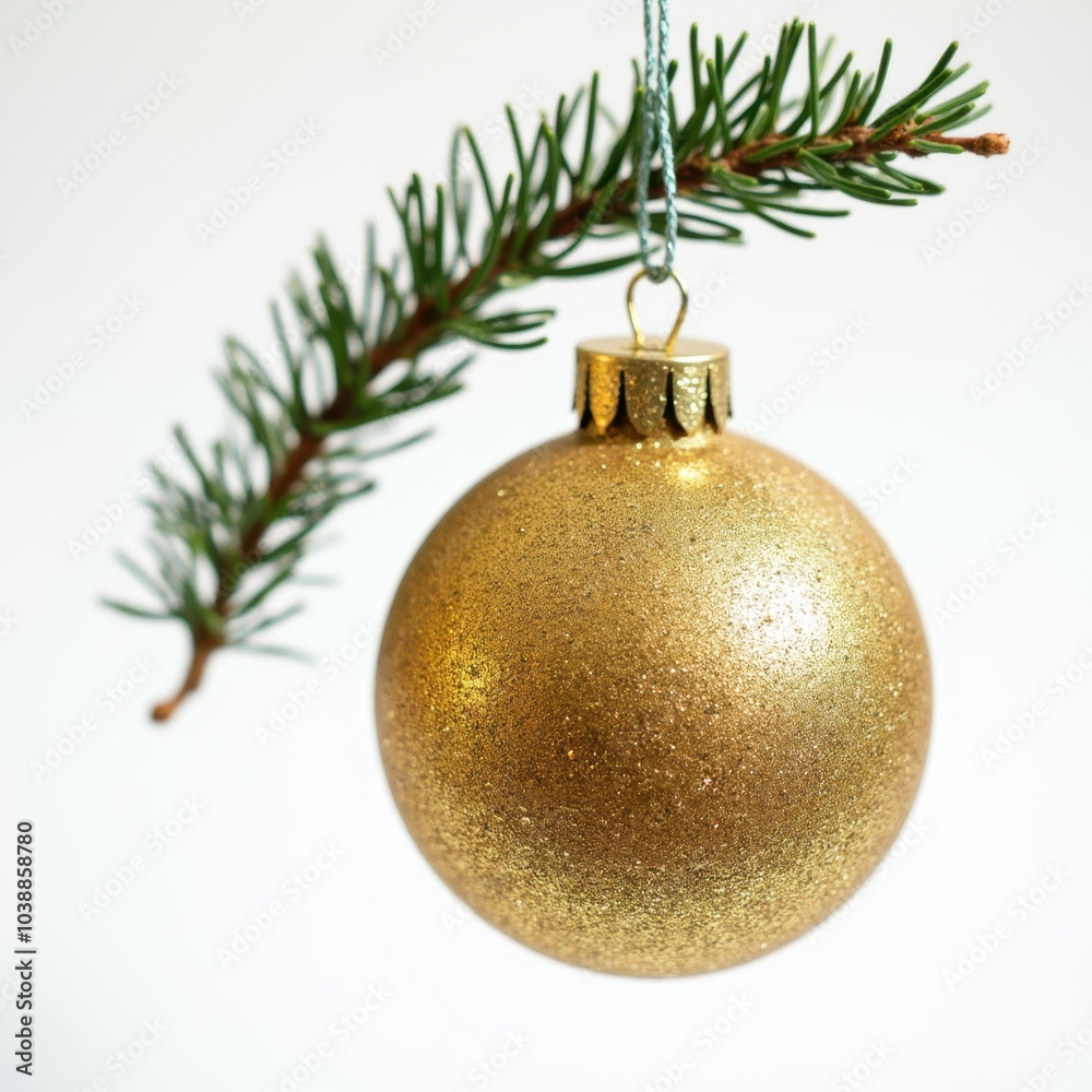 Christmas ball on a white background Christmas ball on a white background