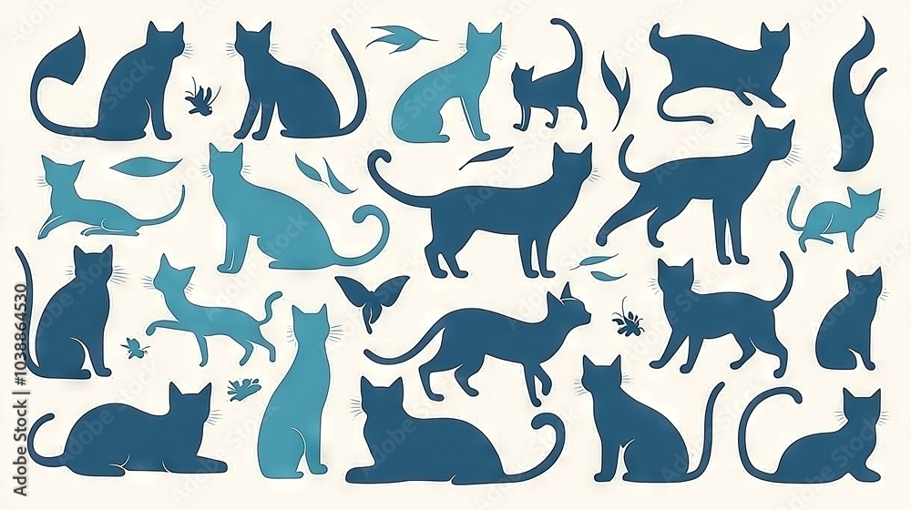 cats stencil on paper cats stencil on paper