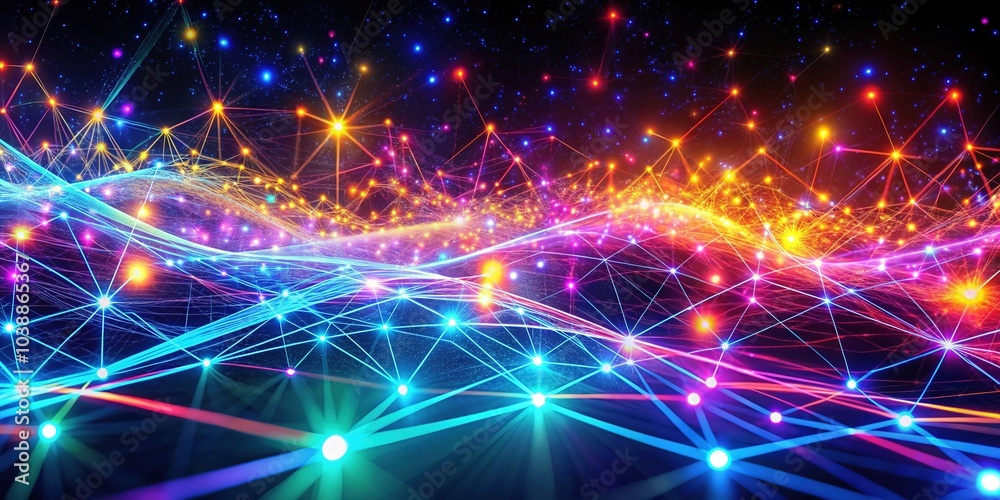A vibrant 4K neon animated background featuring pulsating glow lines and shifting dots, creating an energetic visual ideal for digital networks and dynamic fields. A vibrant 4K neon animated background featuring pulsating glow lines and shifting dots, creating an energetic visual ideal for digital networks and dynamic fields.