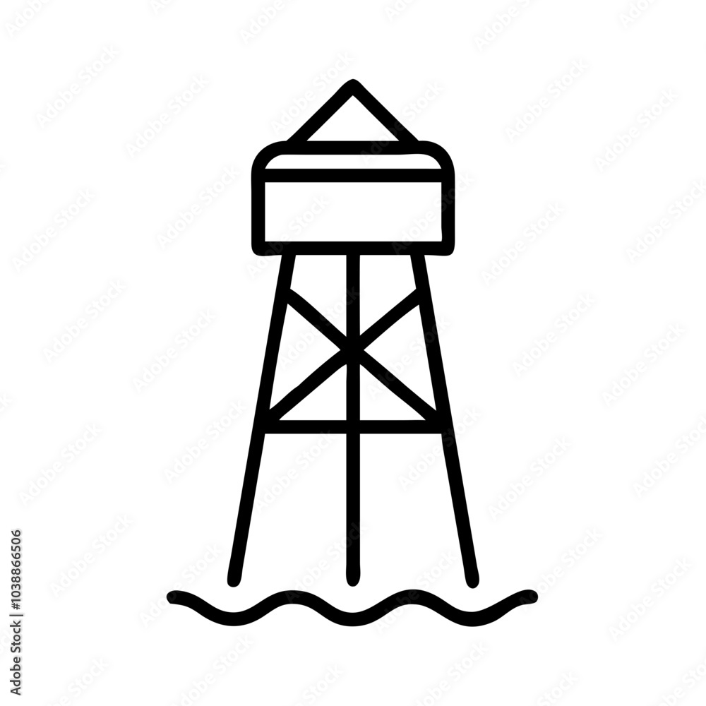 Naklejka premium reservoir-icon