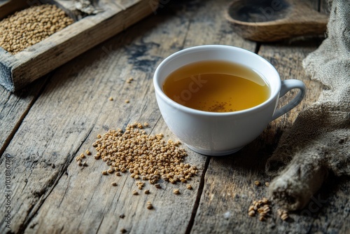 Fenugreek tea on wood aids anemia taste loss fever alternative remedy