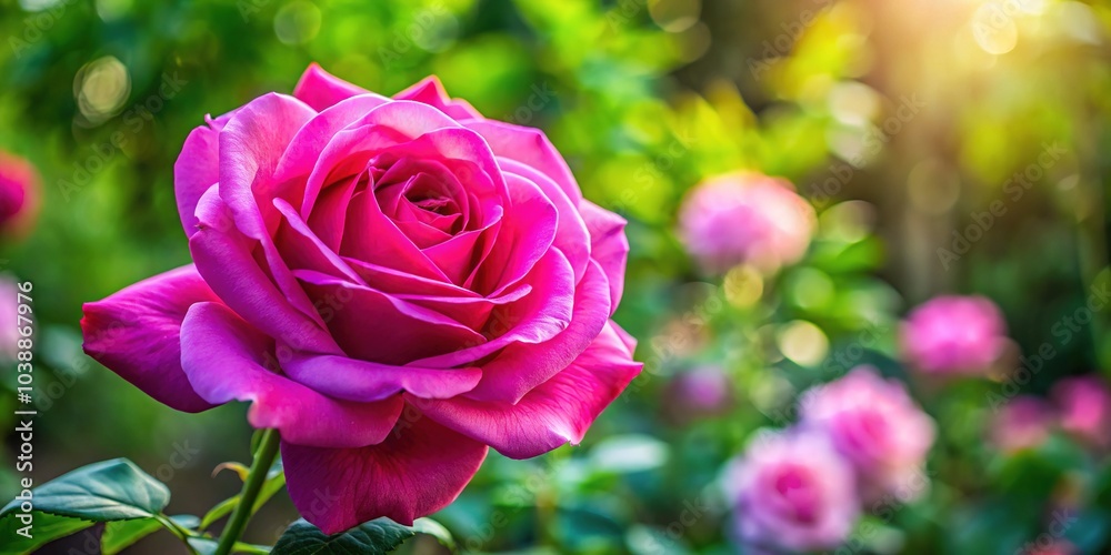 Captivating pink rose blooms in a garden, beautifully highlighted with selective focus; an ideal subject for floral photography enthusiasts and nature lovers alike. Captivating pink rose blooms in a garden, beautifully highlighted with selective focus; an ideal subject for floral photography enthusiasts and nature lovers alike.