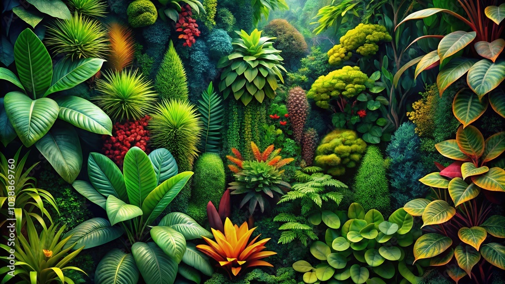Obraz premium Delicate green patterns reveal rich layers of depth and dimension, perfect for creating captivating nature-themed backgrounds that evoke a sense of tranquility and beauty.