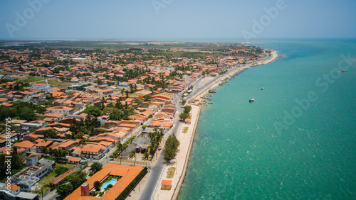 Aerial view of Camocim, Ceara, Brazil