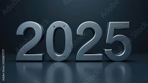 The gray numbers 2025 are depicted on a gray background. A banner for celebrating the New Year. A postcard dedicated to the upcoming Christmas holiday.