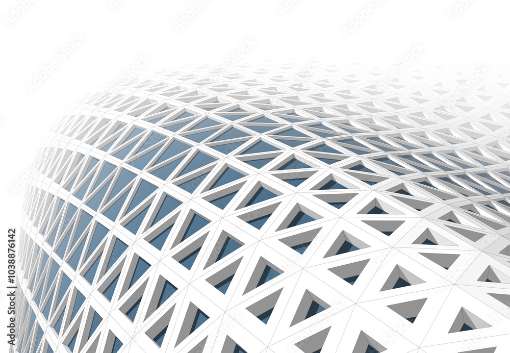 Abstract futuristic architecture 3d illustration Abstract futuristic architecture 3d illustration