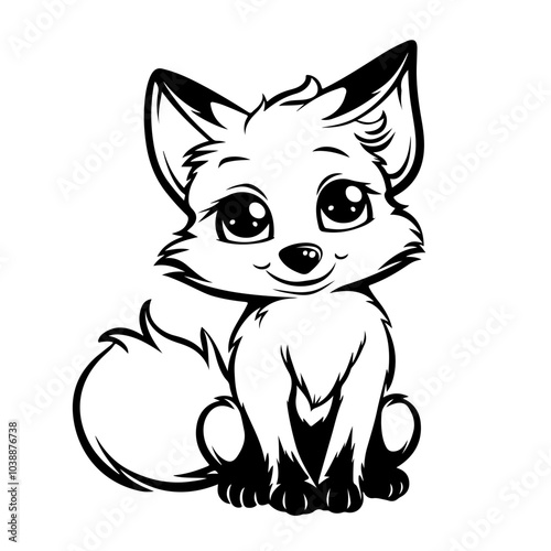 Cute Baby Fox