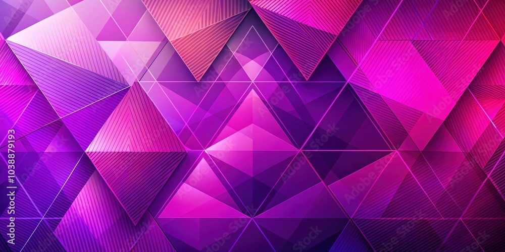 Vibrant pink and purple geometric background featuring abstract triangles and sleek lines, ideal for contemporary vector illustrations that convey a modern aesthetic. Vibrant pink and purple geometric background featuring abstract triangles and sleek lines, ideal for contemporary vector illustrations that convey a modern aesthetic.