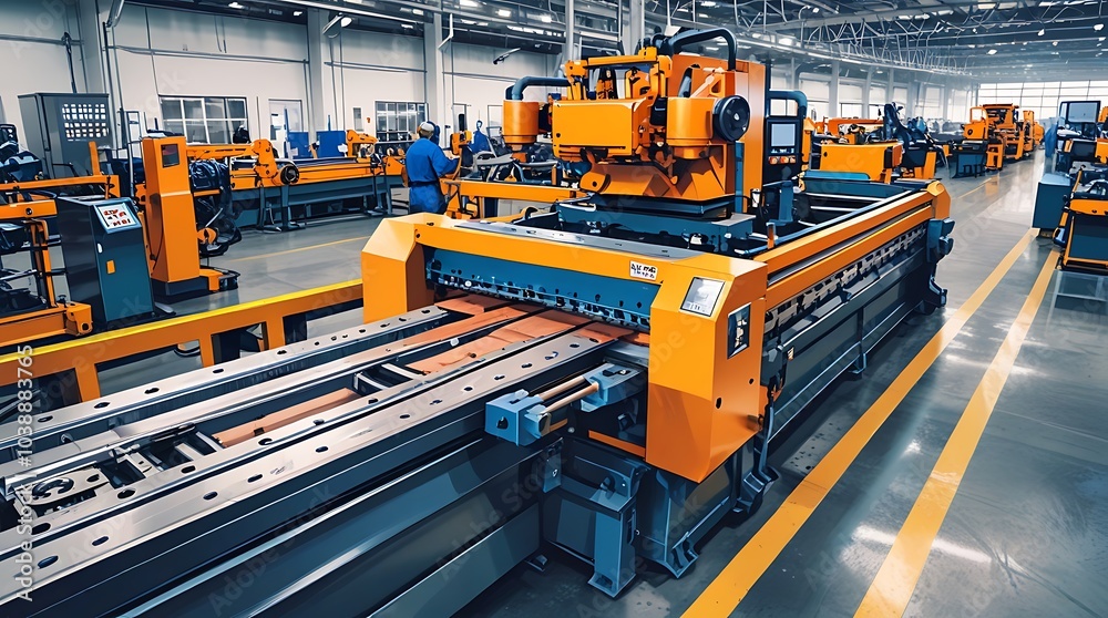 Industrial Metal Sheet Bending Machine in Factory Industrial Metal Sheet Bending Machine in Factory