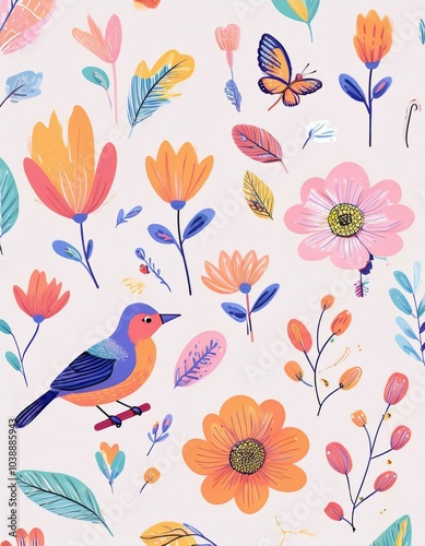 Haloween animals set kawaii doodles