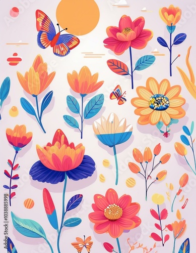 Haloween animals set kawaii doodles