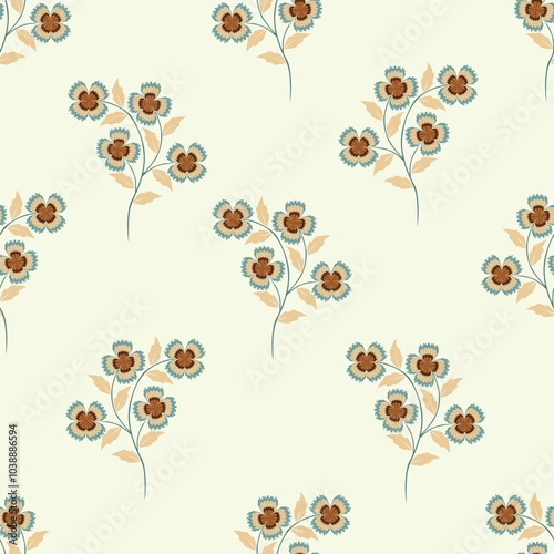 abstract flower patterns in various patterns, motifs, for textures, backgrounds and other digital needs