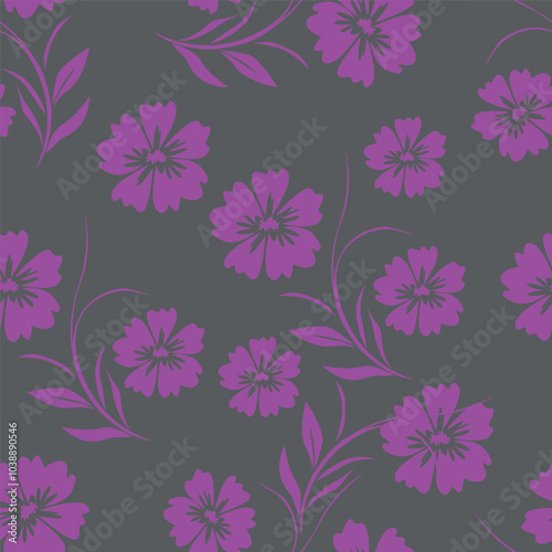 abstract flower patterns in various patterns, motifs, for textures, backgrounds and other digital needs