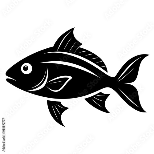 Fish Silhouette  vector illustration